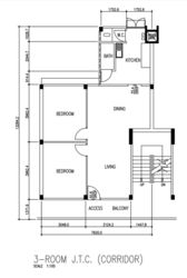Blk 38 Teban Gardens Road (Jurong East), HDB 3 Rooms #568589351
